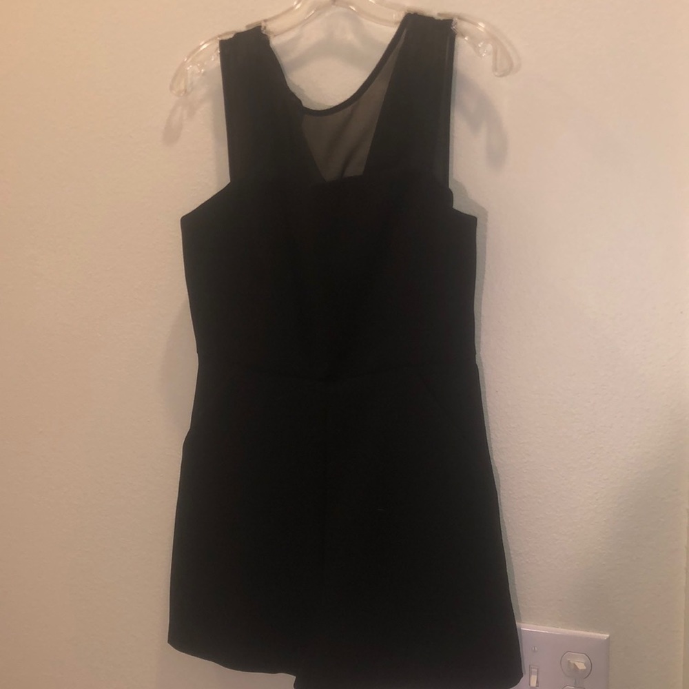 BCBG size 6 black romper